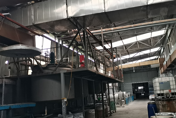 江苏南通劳保手套工厂20吨导热油锅炉系统整体清洗换油