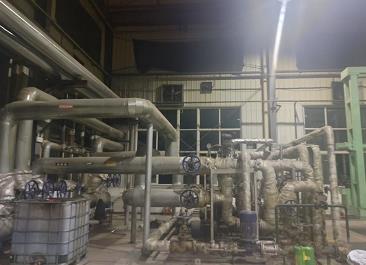 河南洛阳15吨导热油系统整体清洗换油工程结束